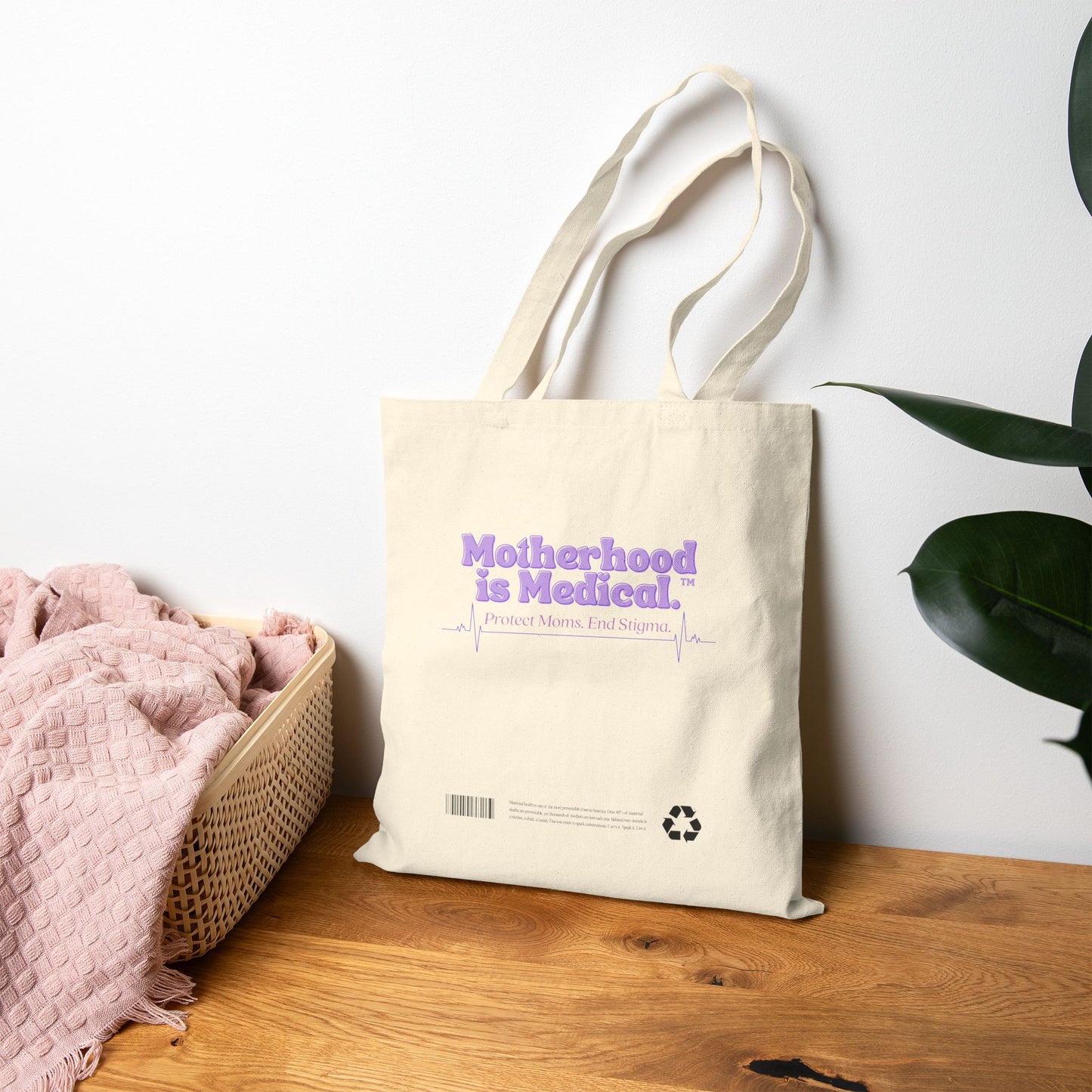 Motherhood Is Medical™ Statement Tote
