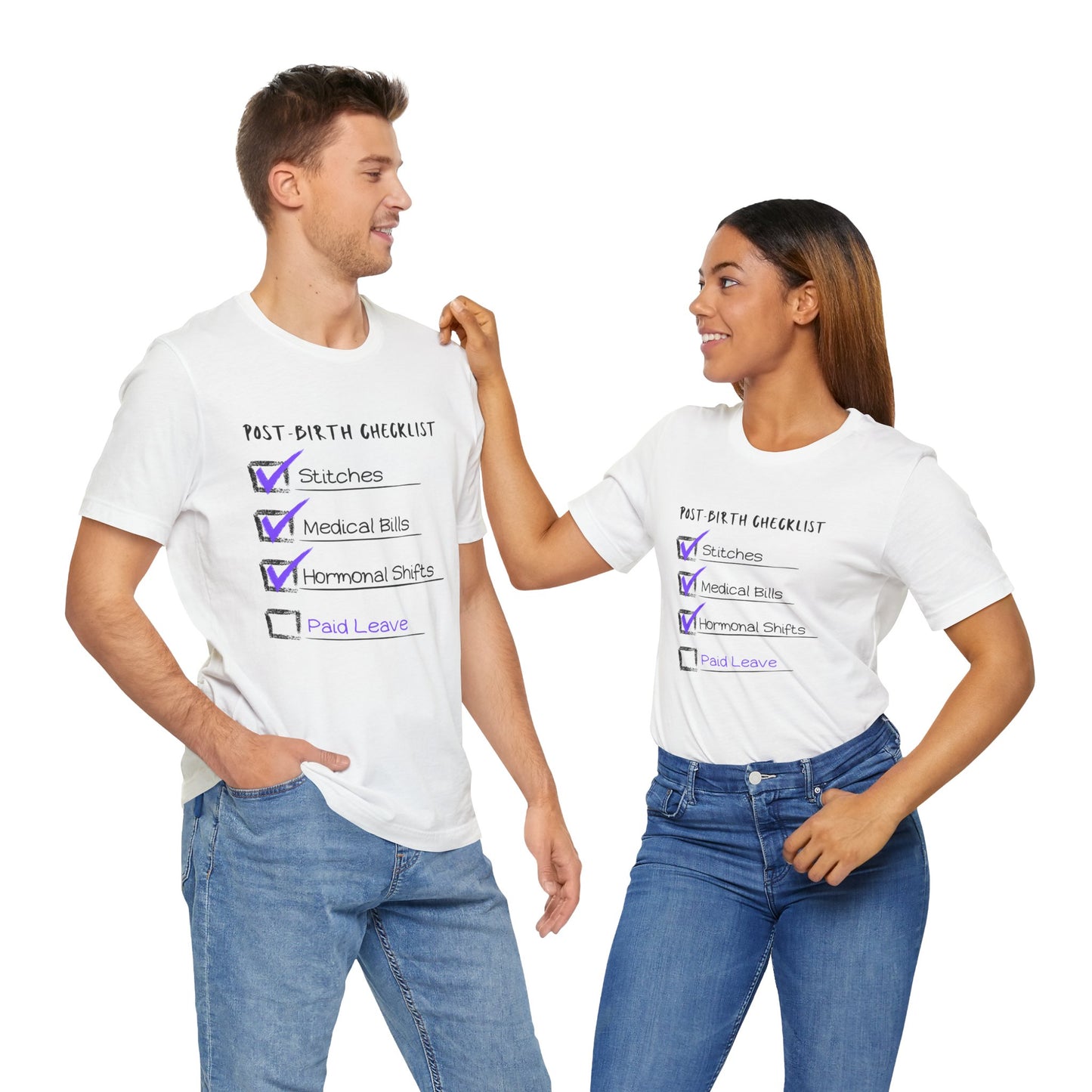 Post-Birth Checklist Tee