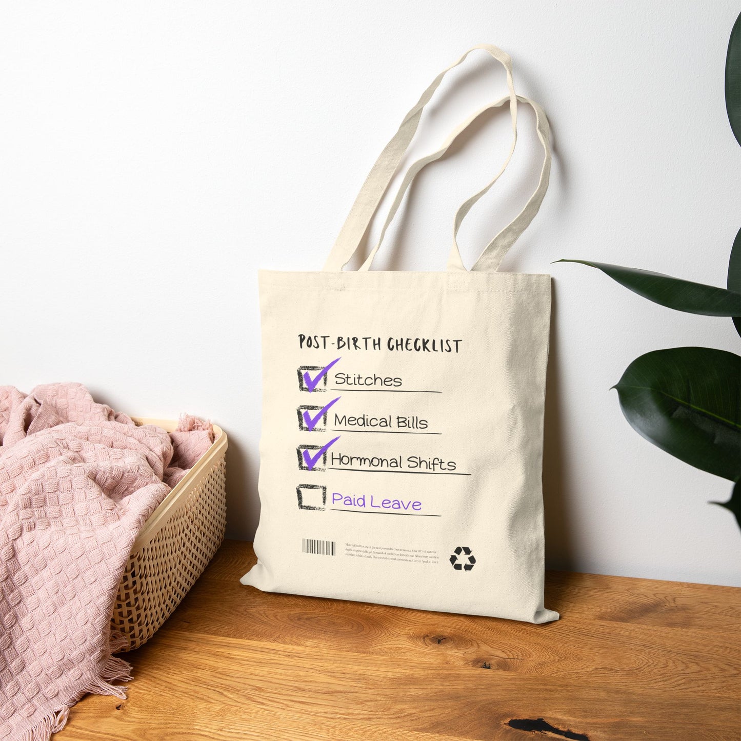 The Post-Birth Checklist Tote